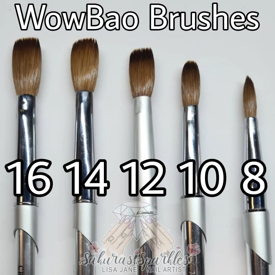 What Size Acrylic Brush Shoul You Use for Your Nails – WowBao Nails