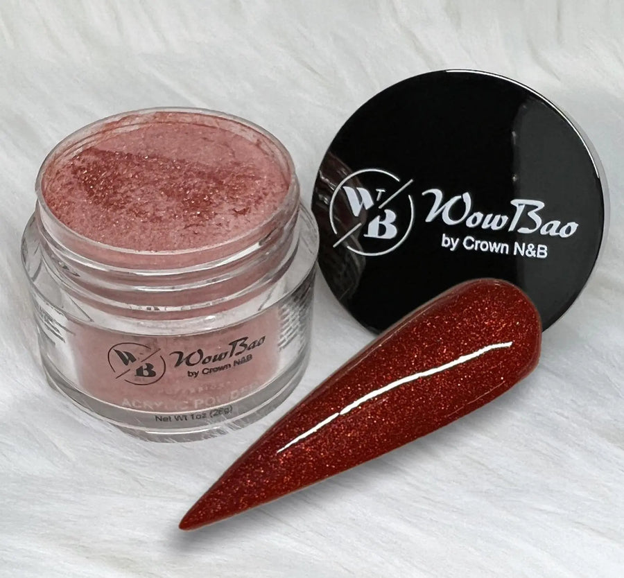 WowBao Nails 171 Vermillion 1oz/28g Wowbao Acrylic Powder