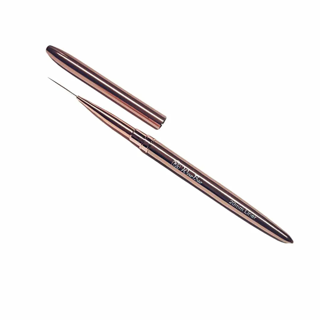 Wow Bao Nails 20mm liner brush (Rose Gold)