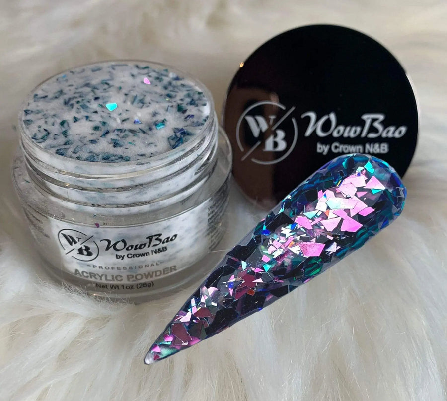 WowBao Nails 553 arctic flowers 1oz/28g wowbao acrylic powder