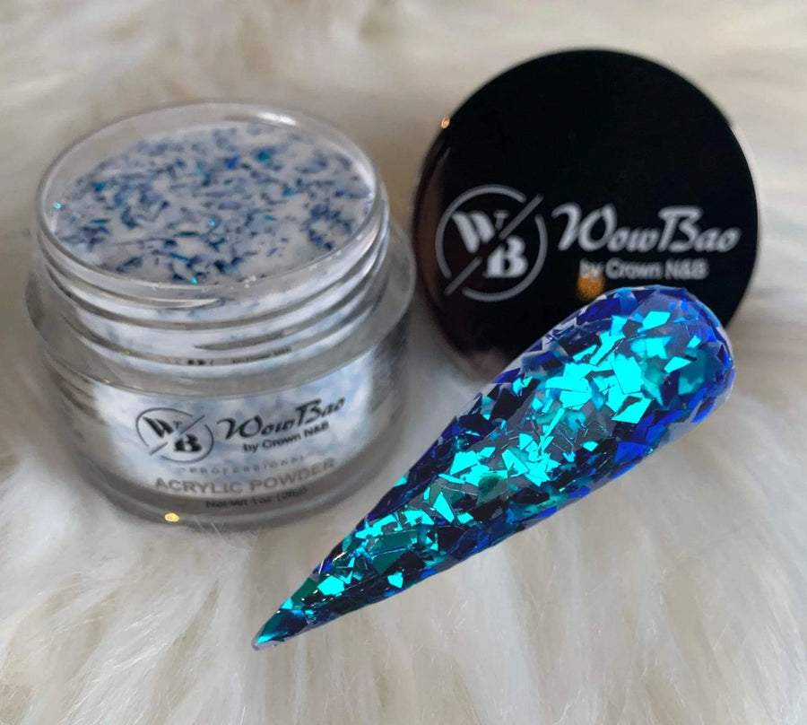 WowBao Nails 554 Blue Jay 1oz/28g wowbao acrylic powder