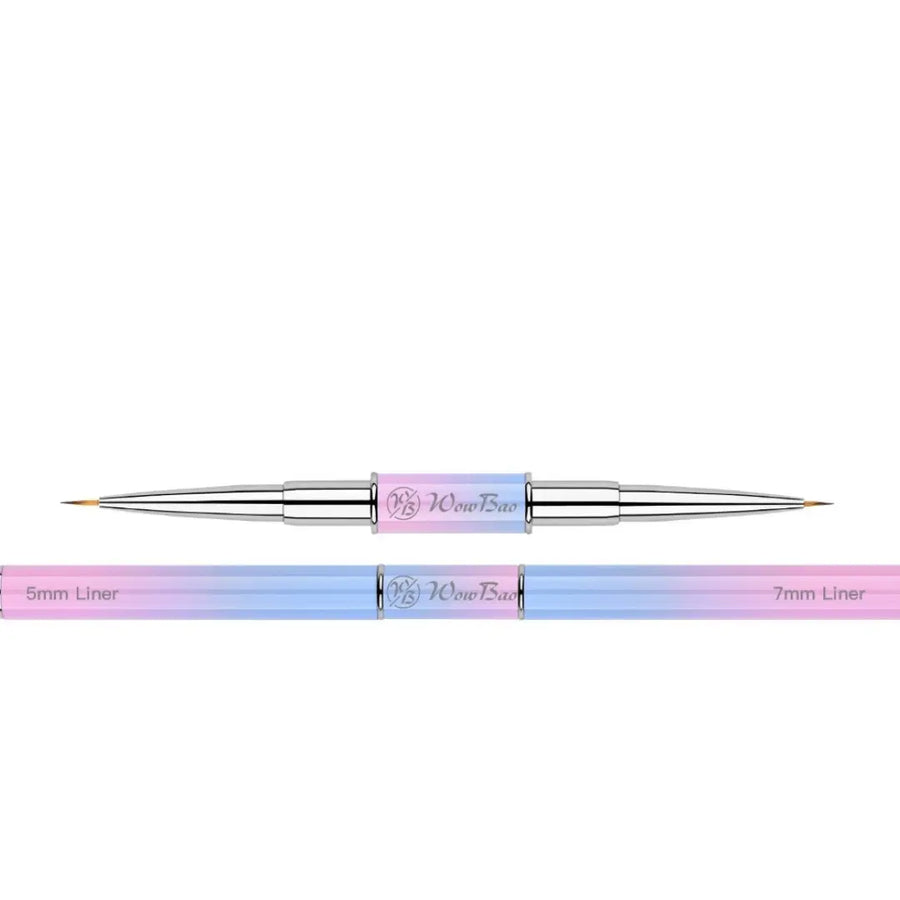 Wow Bao Nails 5mm liner Brush + 7mm liner Brush (double ended)