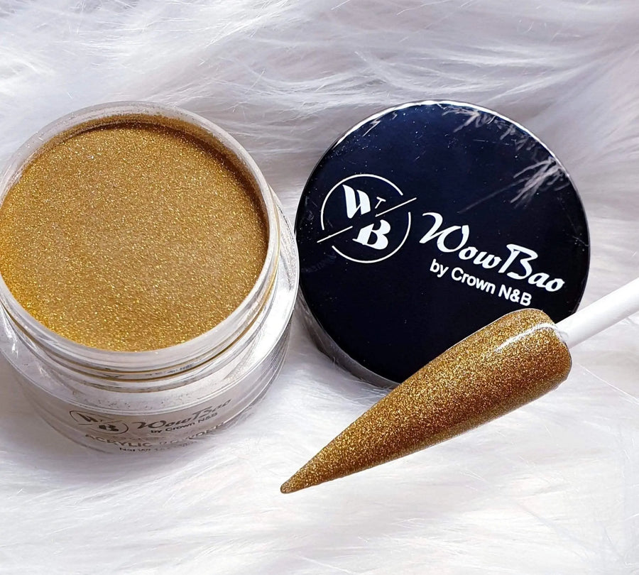 WowBao Nails 655 Gold Liquor 1oz/28g Wowbao Acrylic Powder