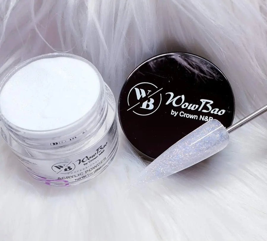 WowBao Nails 674 Ice Crystal 1oz/28g Wowbao Acrylic Powder