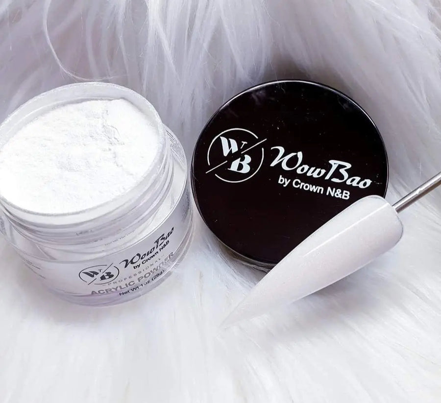 WowBao Nails 675 Pearl White 1oz/28g Wowbao Acrylic Powder