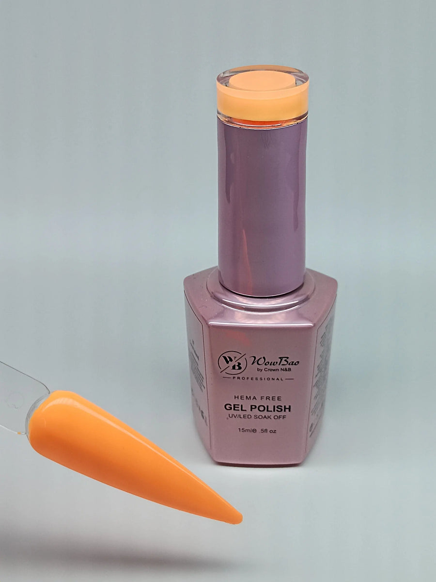 WowBao Nails 87 Coral Island , Hema-Free Gel Polish 15ml