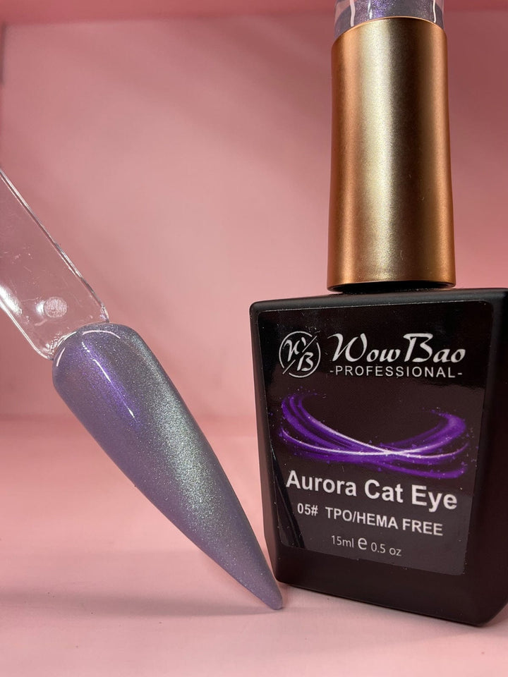 WowBao Nails Aurora Cat Eye 05 - TPO / Hema-Free Gel Polish 15ml