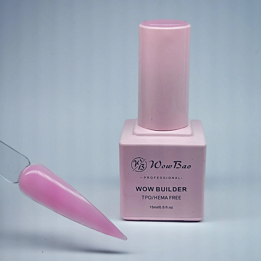 WowBao Nails BIB03 TPO/Hema Free Chanell WOW brush on Builder in a bottle