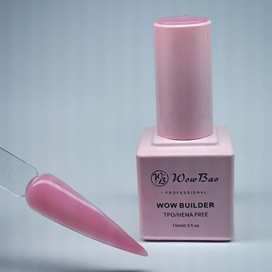 WowBao Nails BIB05 TPO/Hema Free Flirt WOW brush on Builder in a bottle