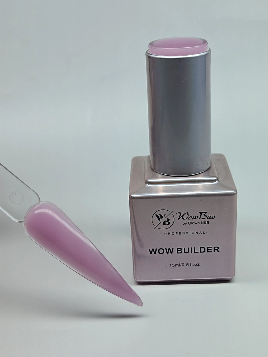 WowBao Nails BIB10 Lilac Dream WOW brush on Builder in a bottle