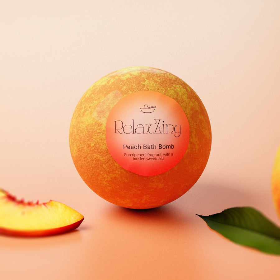 Relax Zing Blush Bliss-Peach Bathbomb