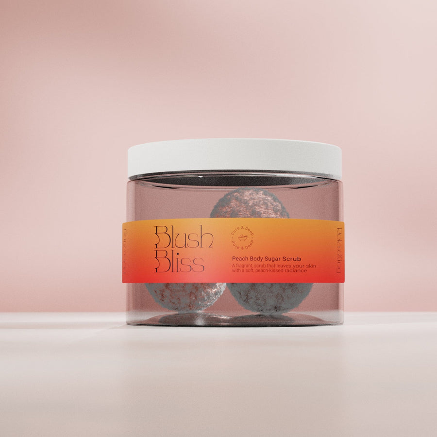 Relax Zing Blush Bliss - Peach Body Sugar Scrub