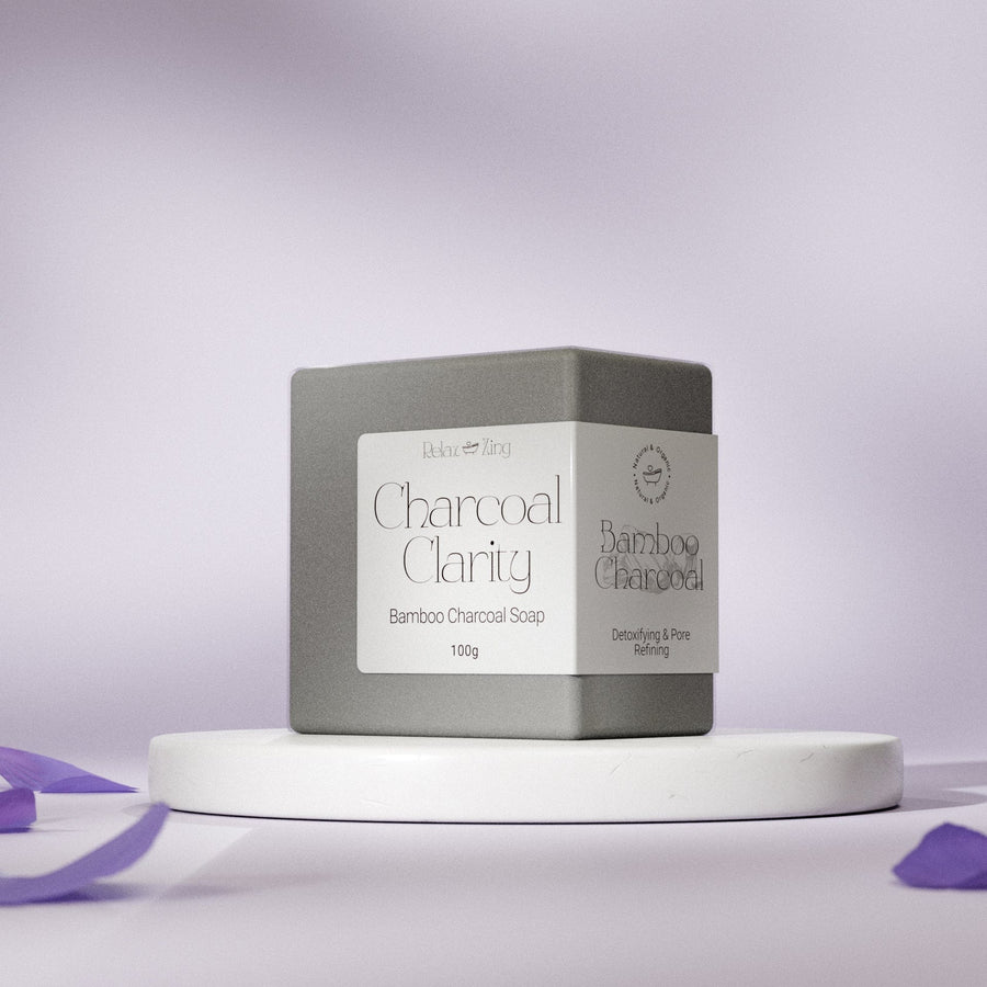 Relax Zing Charcoal Clarity - Bamboo Charcoal Soap