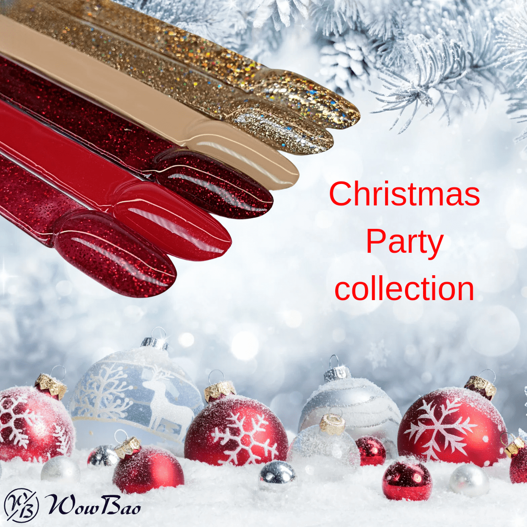 WowBao Nails Christmas Party  COLLECTION - set of 6 hema free Gel Polish