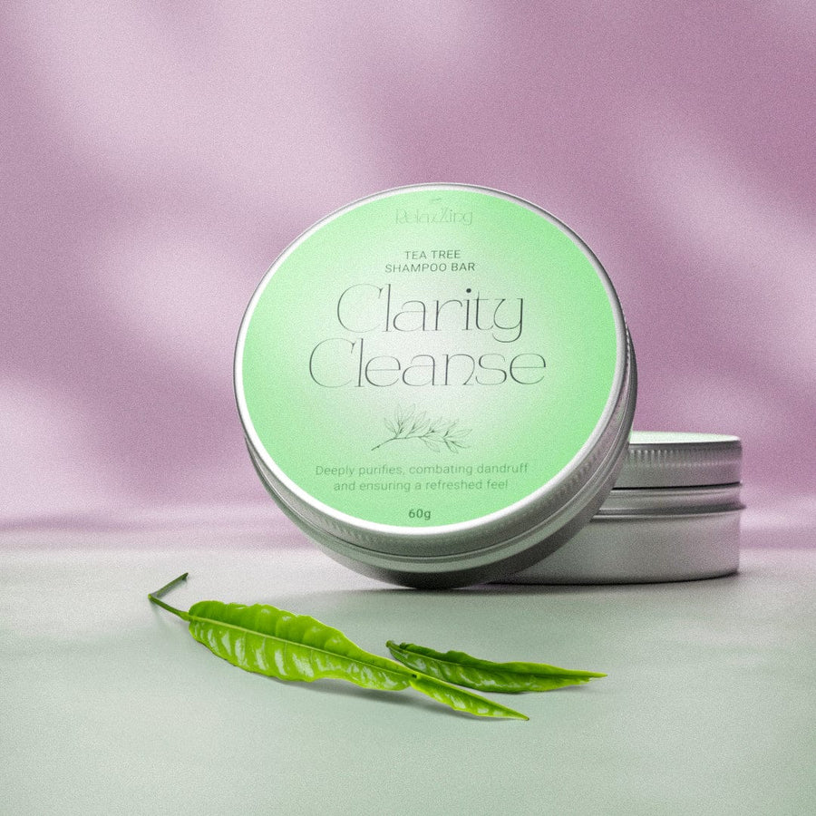 Relax Zing Clarity Cleanse - Tea Tree Shampoo Bar