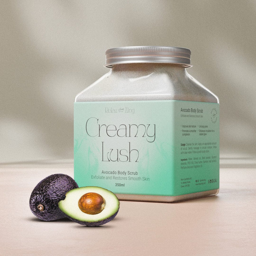 Relax Zing Creamy Lush - Avocado Body Scrub