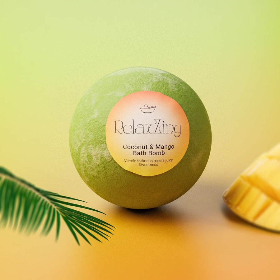 Relax Zing Exotic Embrace-Coconut&Mango Bathbomb