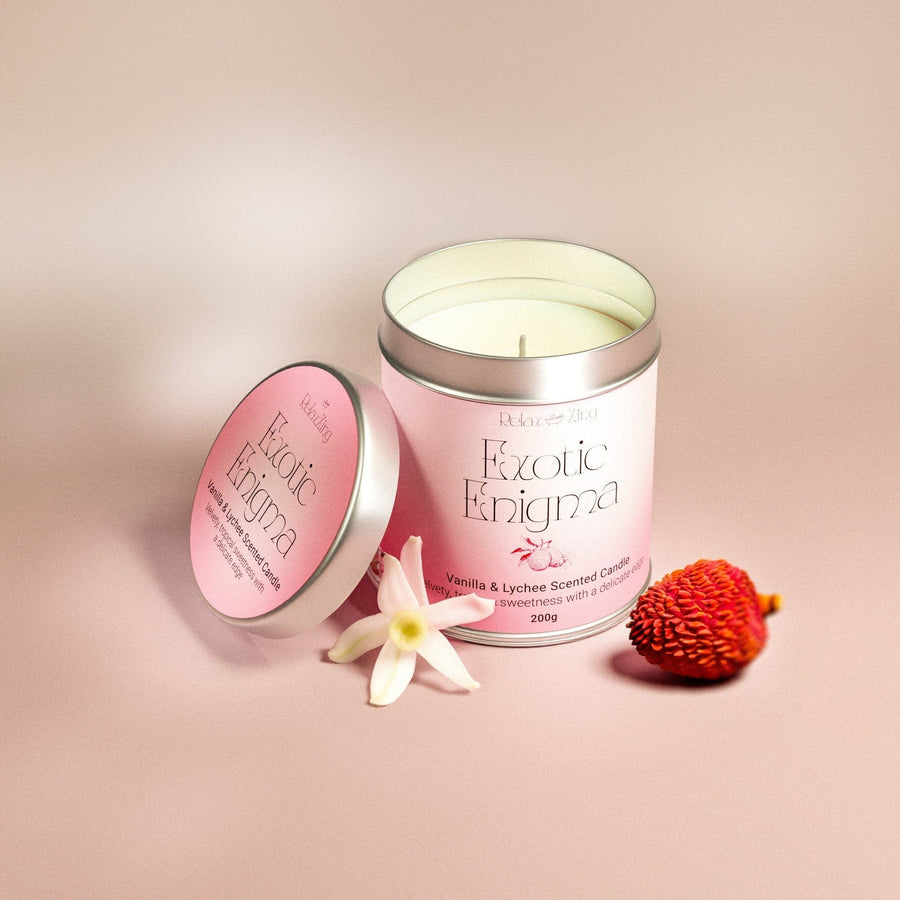 Relax Zing Exotic Enigma - Vanilla & lychee Candle