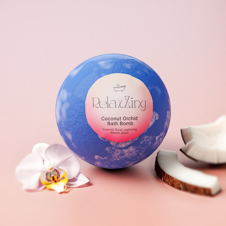 Relax Zing Floral Paradise - Coconut Orchid Bathbomb