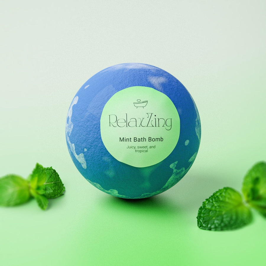 Relax Zing Frosty Leaf-Mint Bathbomb