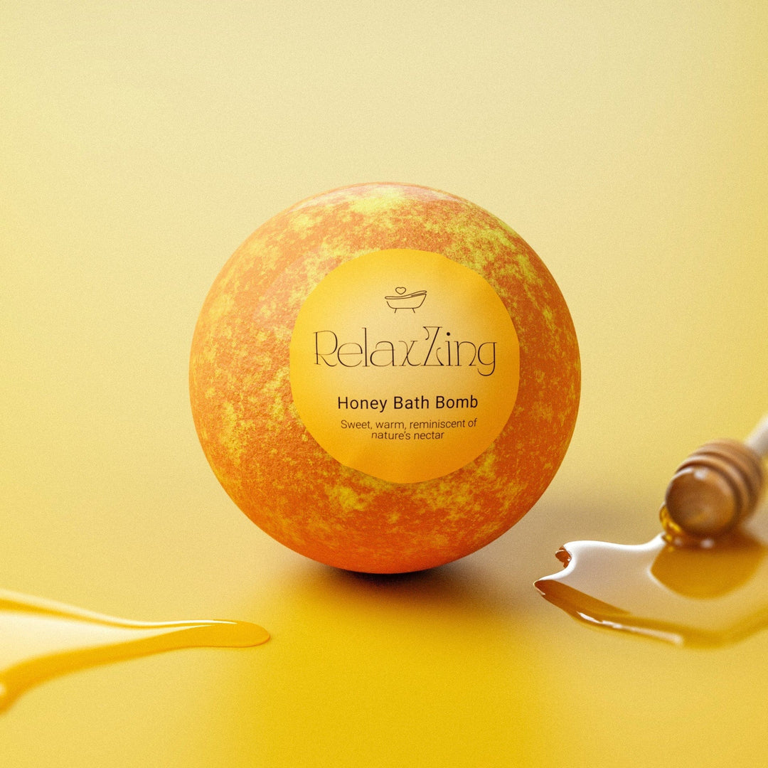 Relax Zing Golden Nectar-Honey Bathbomb