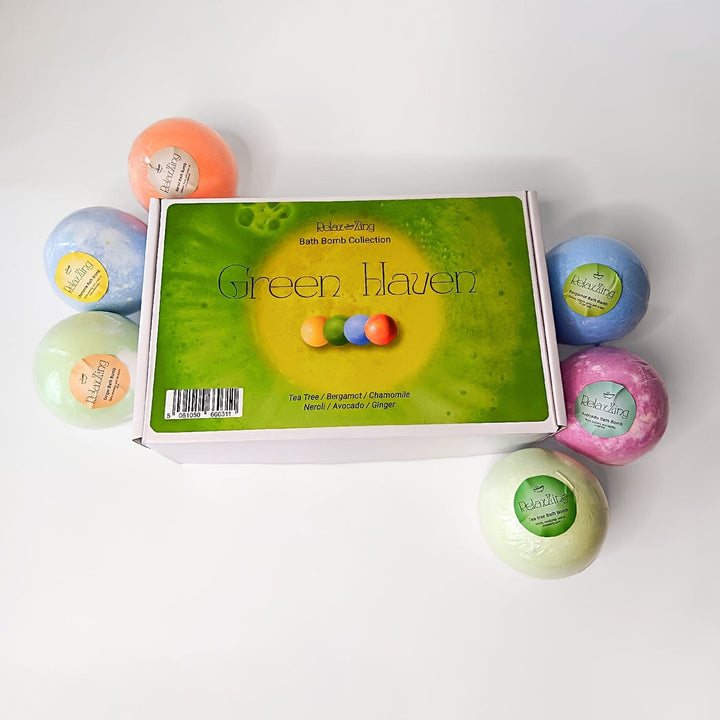 Relax Zing Green Haven - Bath Bomb Bundle