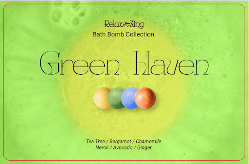 Relax Zing Green Haven - Bath Bomb Bundle