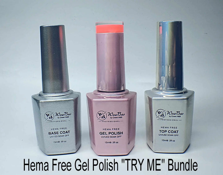 Wow Bao Nails Hema Free Gel "TRY ME" Bundle