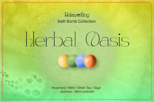 Relax Zing Herbal Oasis - Bath Bomb Bundle