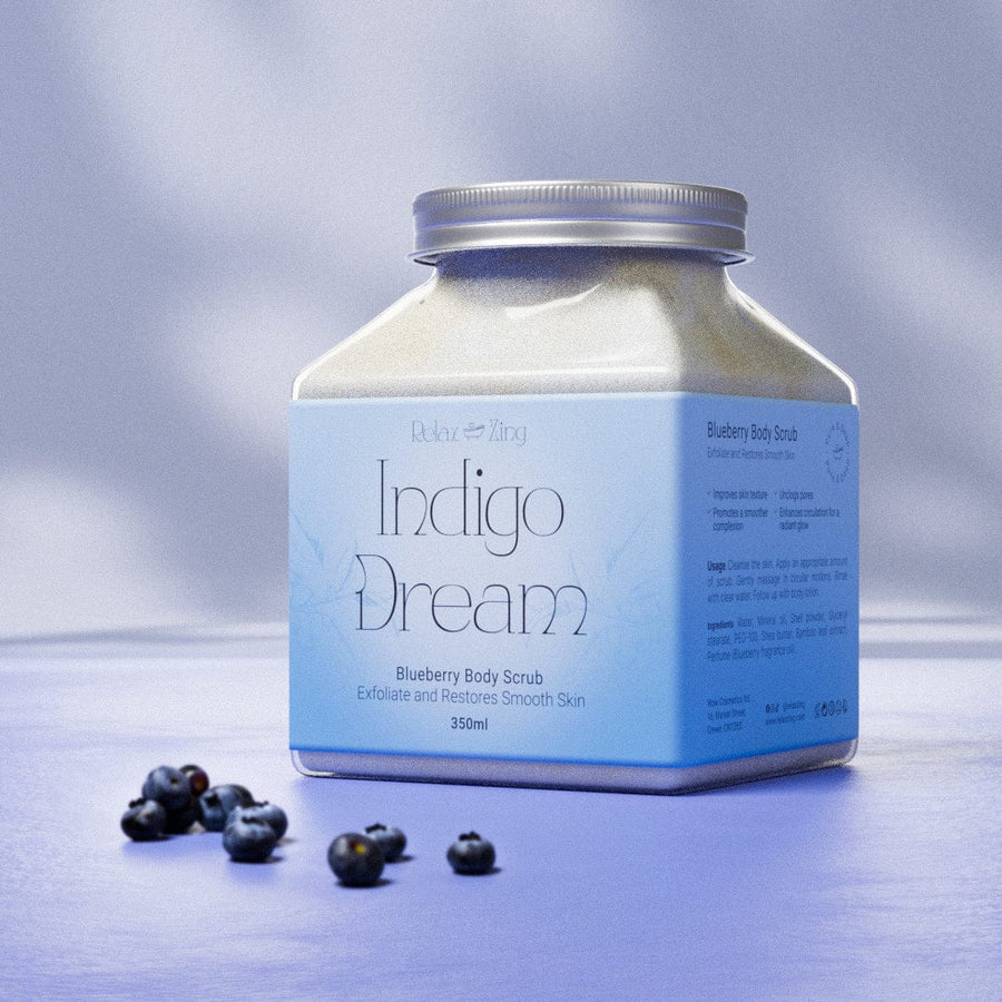 Relax Zing Indigo Dream - Blueberry Body Scrub