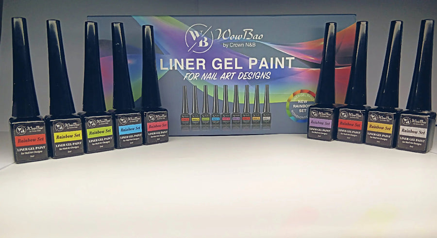 WowBao Nails Liner Gel Paint (RAINBOW)