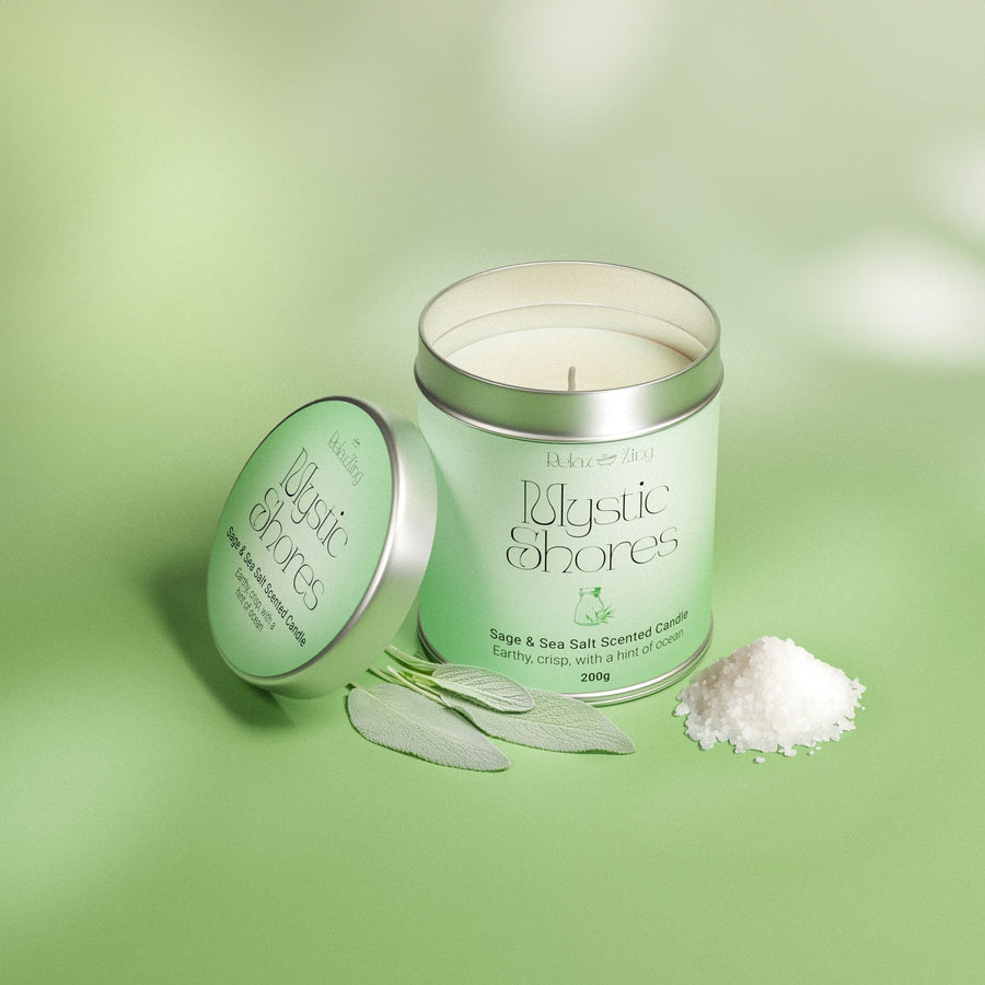 Relax Zing Mystic Shores - Sage Sea Salt Candle