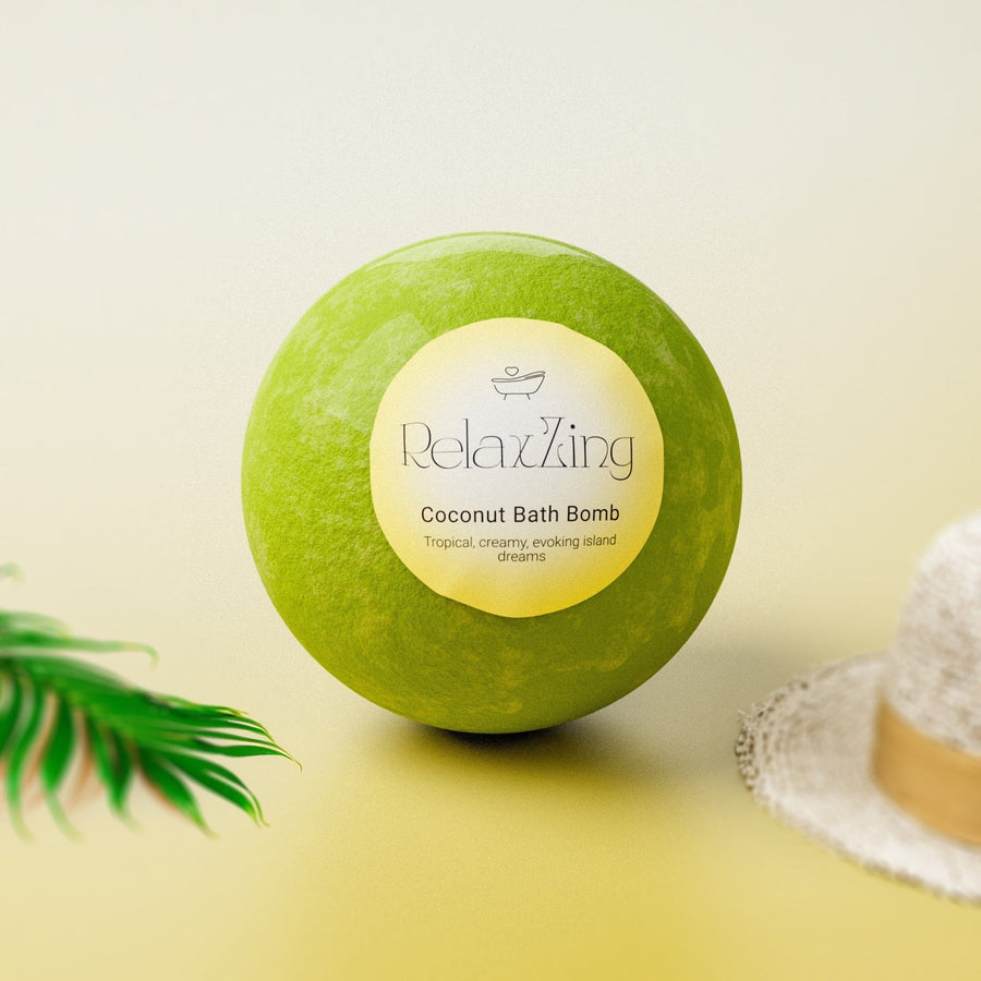 Relax Zing Palm Paradise-Coconut bathbomb