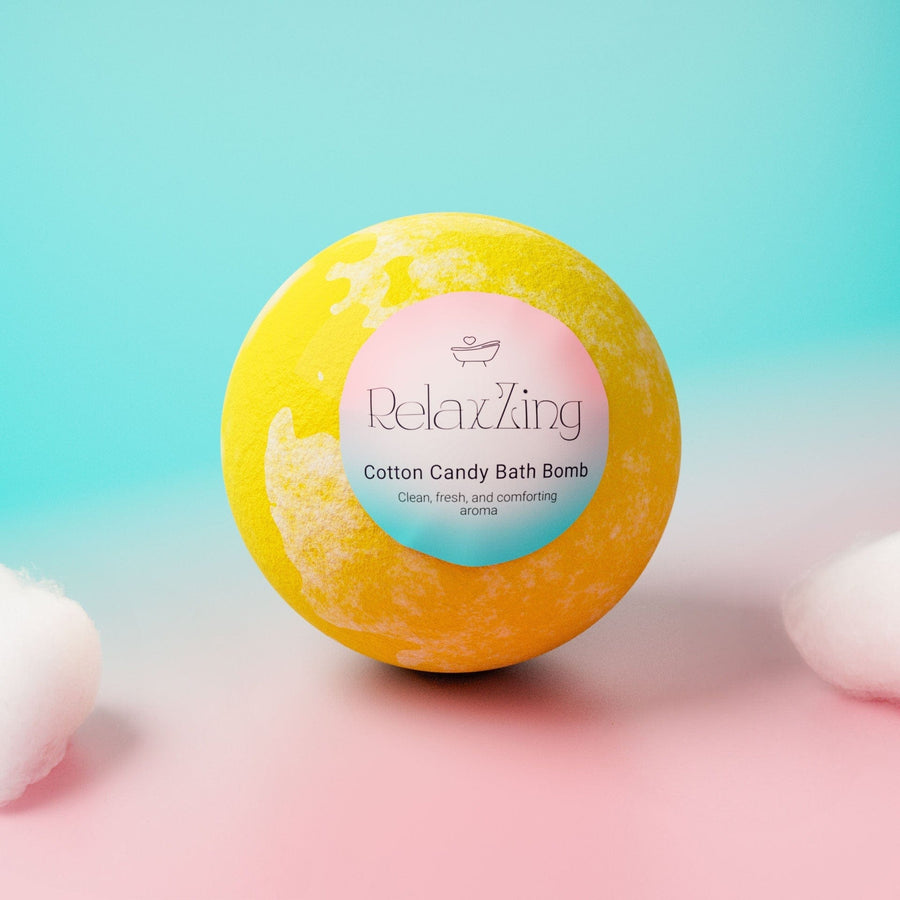 Relax Zing Purely Plush-Cotton Candy Bathbomb