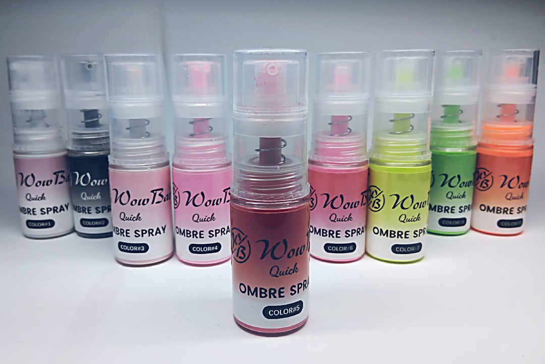 WowBao Nails Quick Ombre Spray -  ALL 9 Colour collection