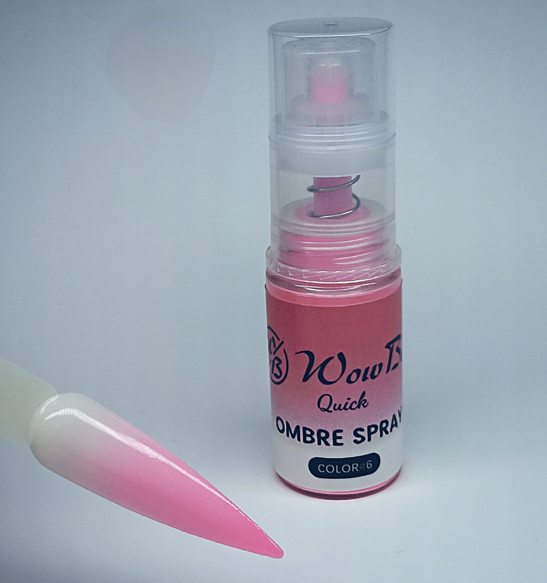 WowBao Nails Quick Ombre Spray - Brighter Pink 06