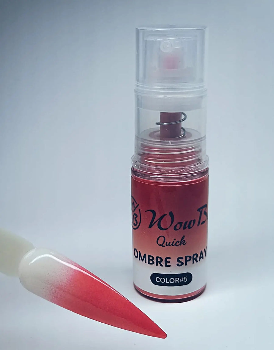 WowBao Nails Quick Ombre Spray - Red 05