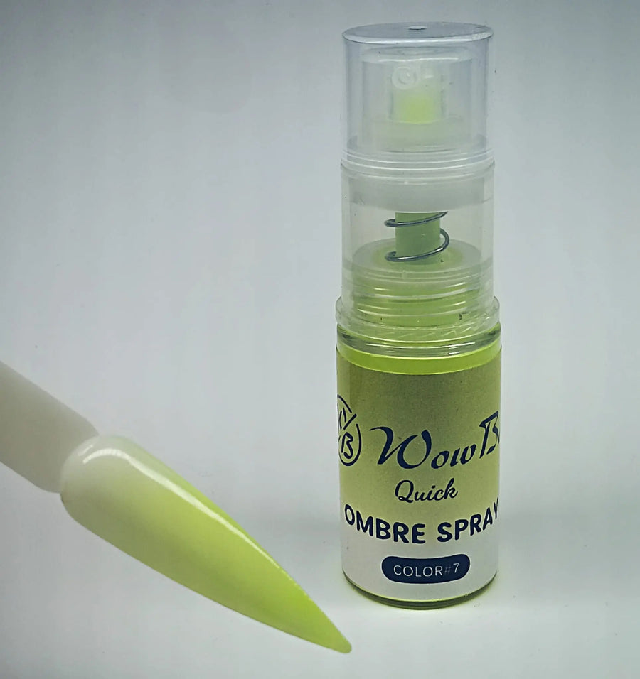 WowBao Nails Quick Ombre Spray - Yellow 07