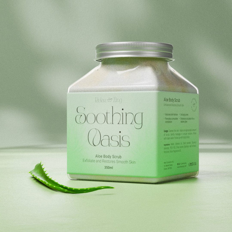 Relax Zing Soothing Oasis - Aloe Body Scrub