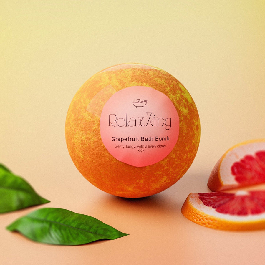 Relax Zing Sunrise Treasure-Grapefruit Bathbomb