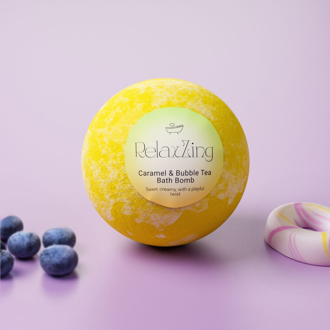 Relax Zing Sweet Bubble - Caramel & Bubble Tea Bathbomb