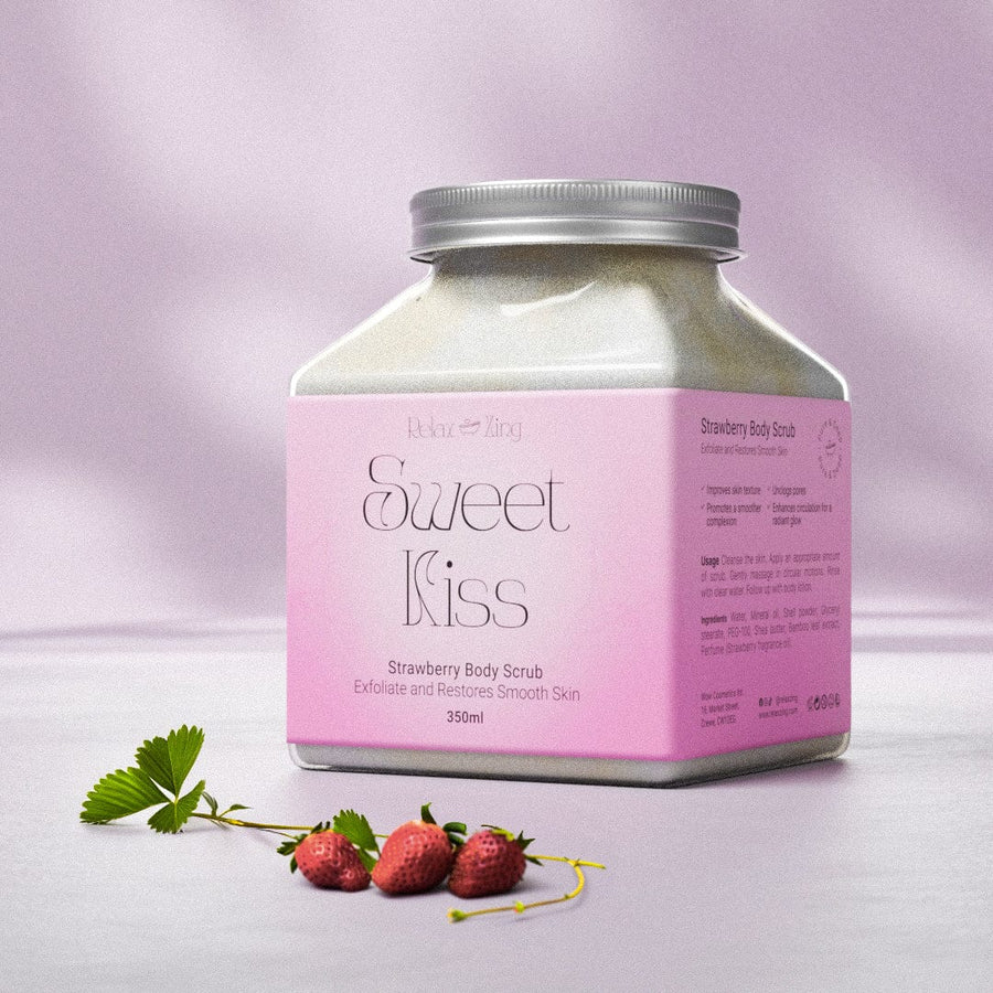 Relax Zing Sweet Kiss - Strawberry Body Scrub