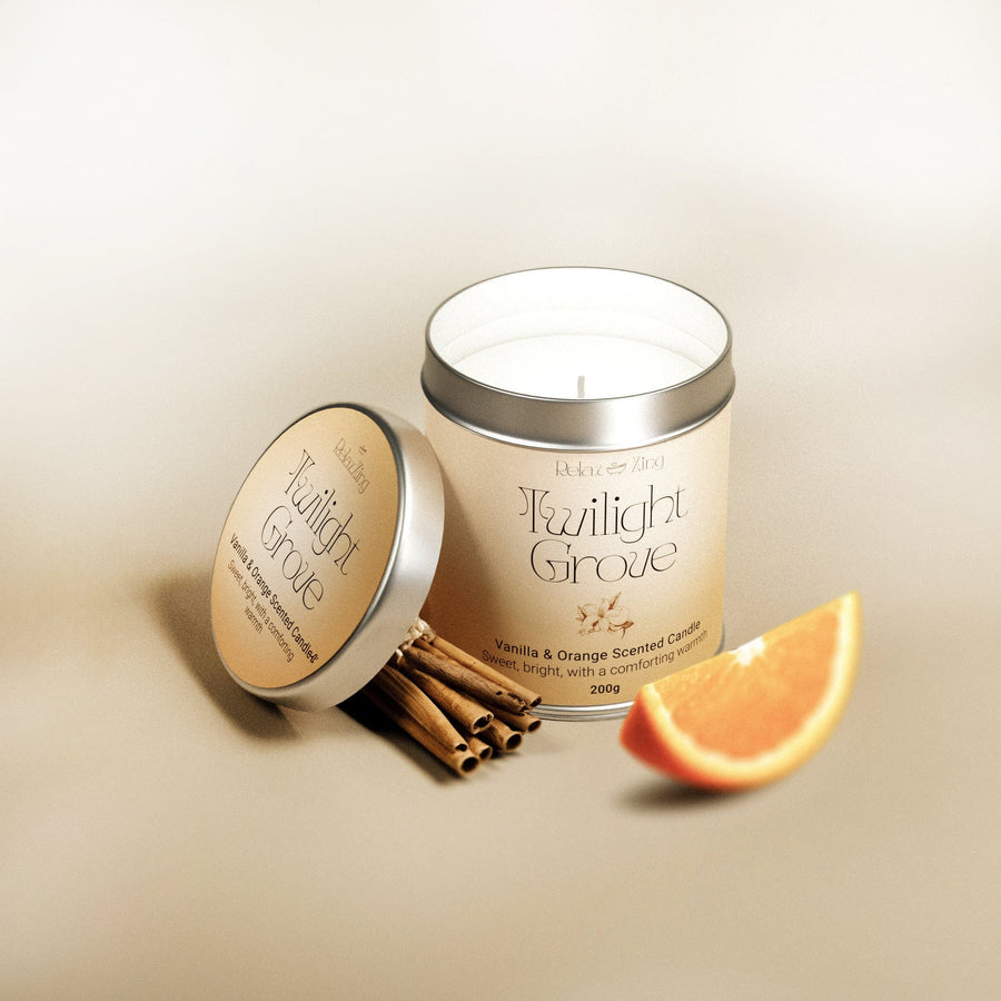 Relax Zing Twilight Grove - Vanilla & Orange Candle