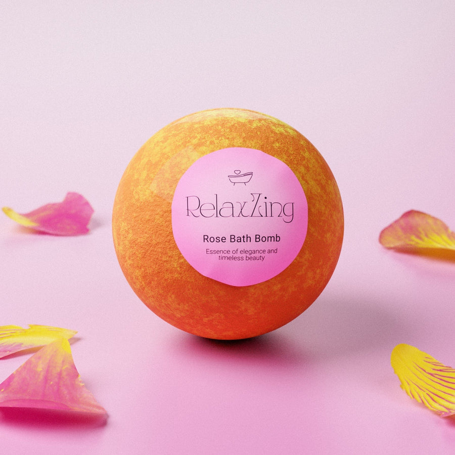 Relax Zing Velvet Veil - Rose Bath Bomb