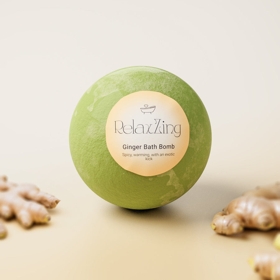 Relax Zing Warm Whisper-Ginger Bathbomb