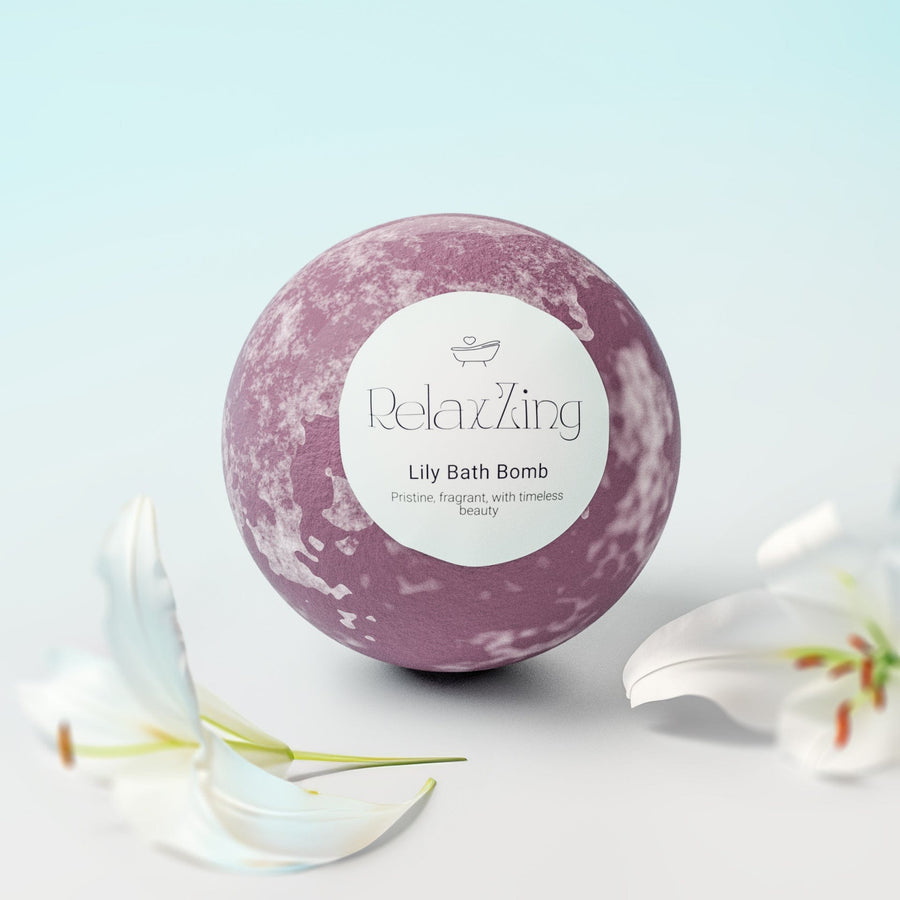 Relax Zing White Whisper-Lilly Bathbomb